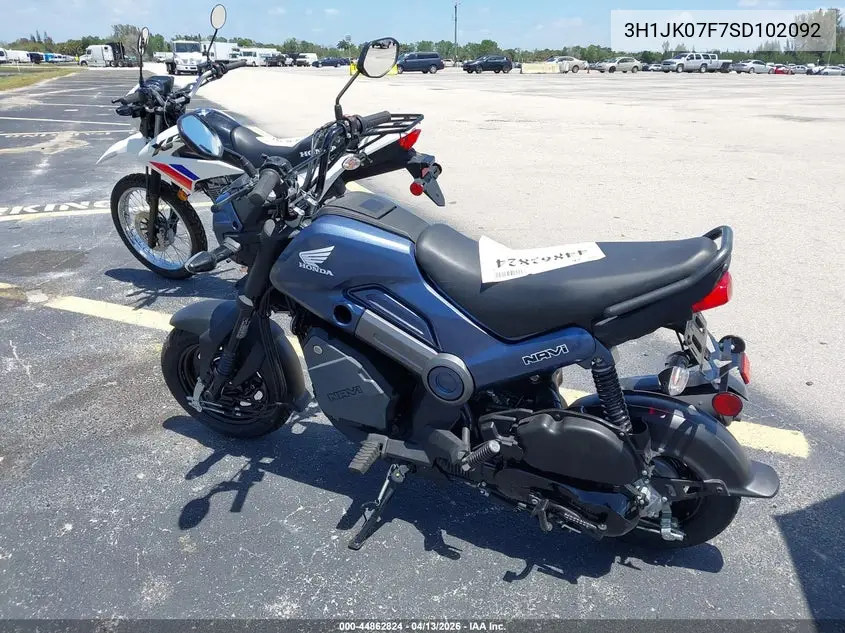 3H1JK07F7SD102092 2025 Honda Nva110 B