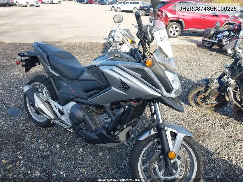 JH2RC8748GK000226 2016 Honda Nc700Xd