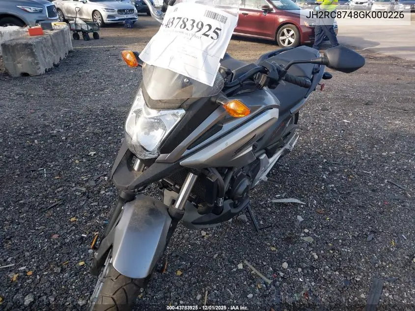 JH2RC8748GK000226 2016 Honda Nc700Xd