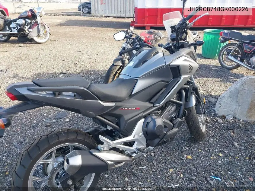 JH2RC8748GK000226 2016 Honda Nc700Xd