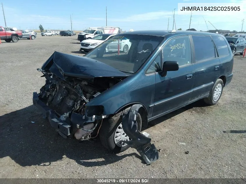 JHMRA1842SC025905 1995 Honda Odyssey Lx/Ex