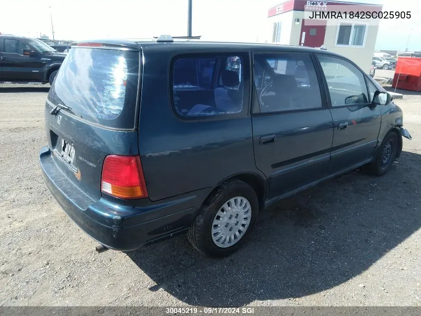 1995 Honda Odyssey Lx/Ex VIN: JHMRA1842SC025905 Lot: 30045219