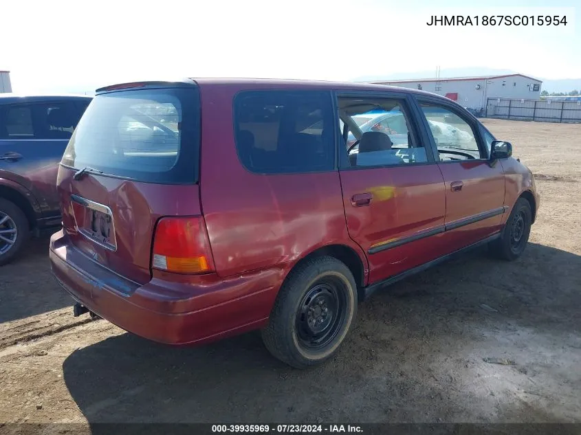 JHMRA1867SC015954 1995 Honda Odyssey Lx/Ex