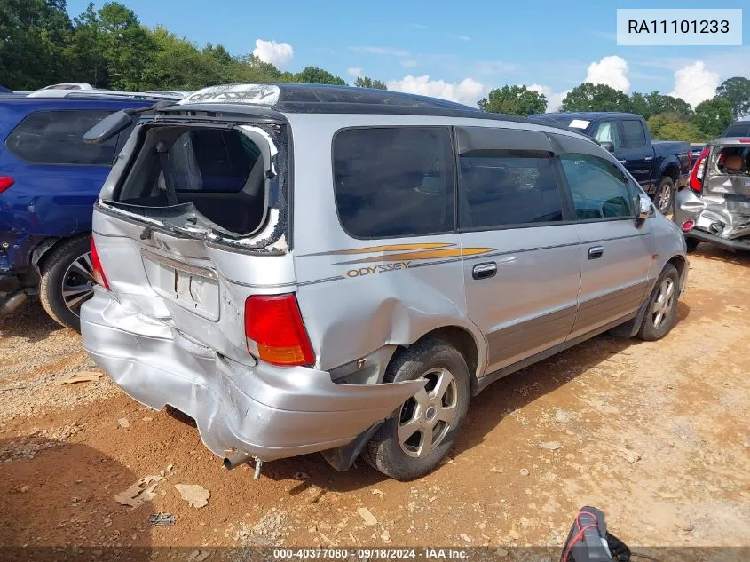 1996 Honda Odyssey VIN: RA11101233 Lot: 40377080