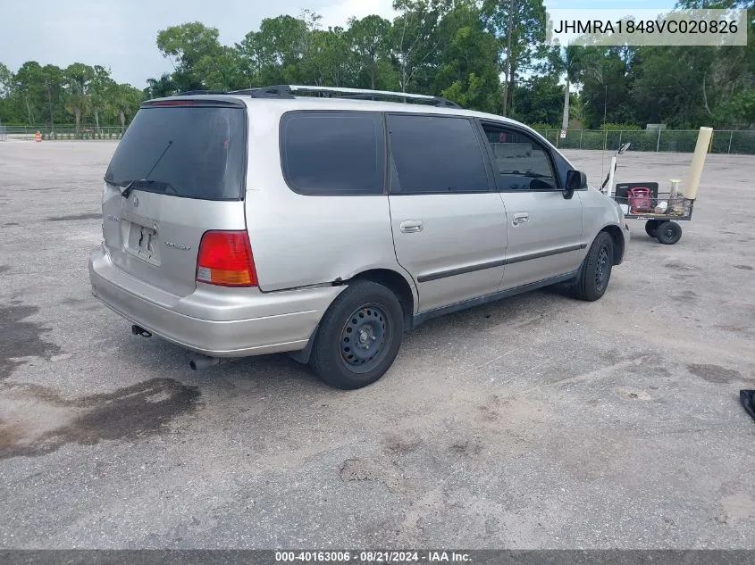 1997 Honda Odyssey Lx VIN: JHMRA1848VC020826 Lot: 40163006