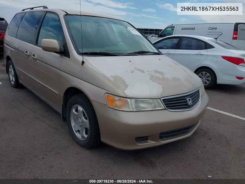 2HKRL1867XH535563 1999 Honda Odyssey Ex