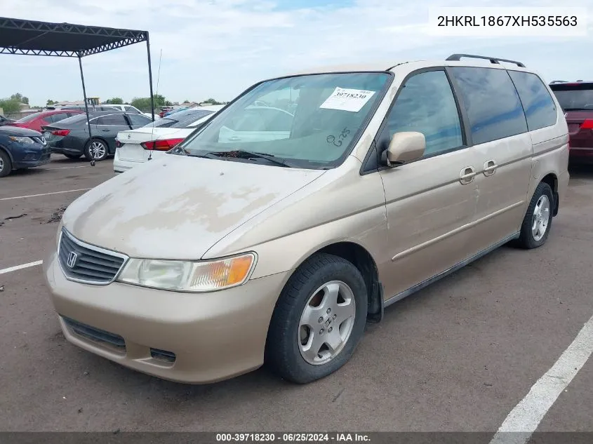 2HKRL1867XH535563 1999 Honda Odyssey Ex