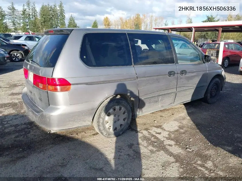 2HKRL1856XH506336 1999 Honda Odyssey Lx