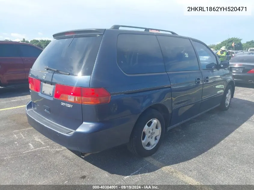 2HKRL1862YH520471 2000 Honda Odyssey Ex