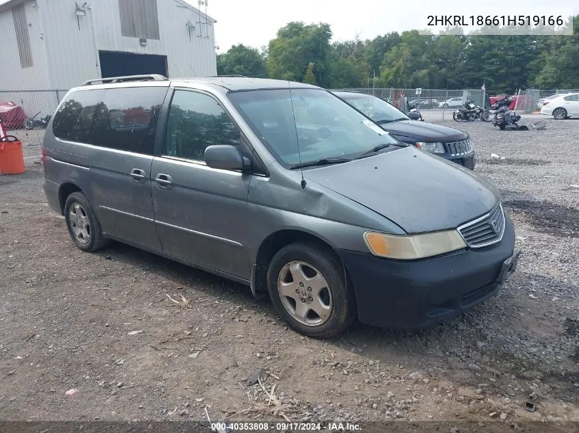 2001 Honda Odyssey Ex VIN: 2HKRL18661H519166 Lot: 40353808