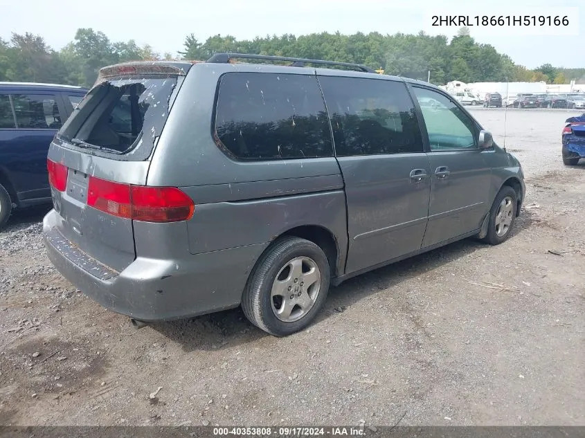 2001 Honda Odyssey Ex VIN: 2HKRL18661H519166 Lot: 40353808