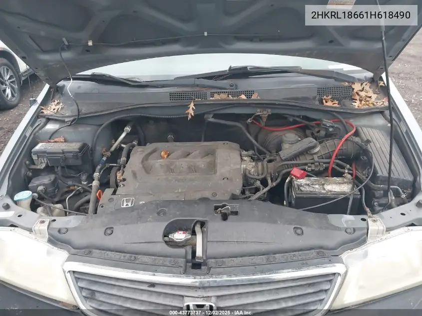 2HKRL18661H618490 2001 Honda Odyssey Ex