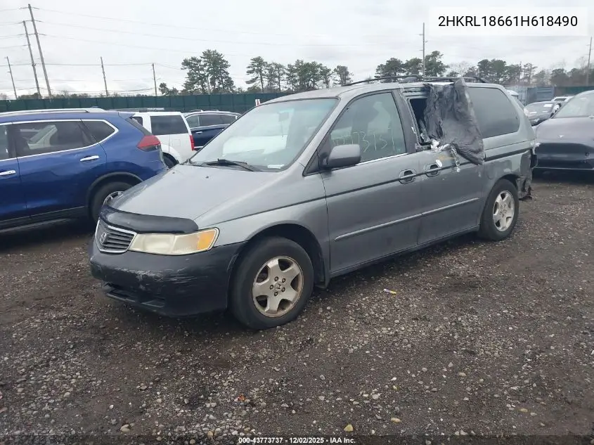 2HKRL18661H618490 2001 Honda Odyssey Ex