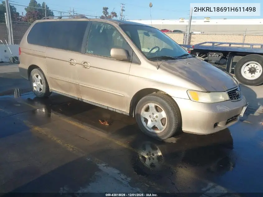 2HKRL18691H611498 2001 Honda Odyssey Ex