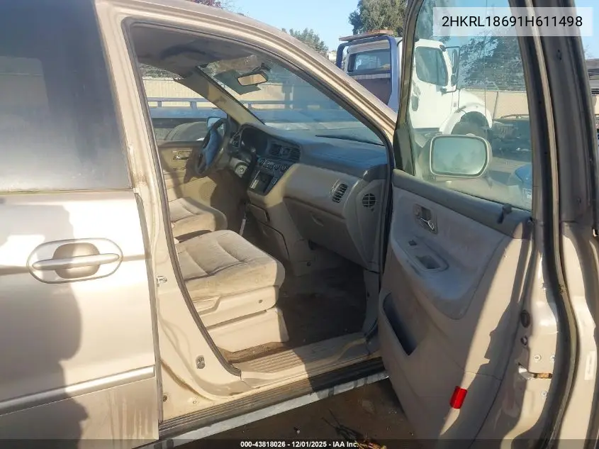 2HKRL18691H611498 2001 Honda Odyssey Ex