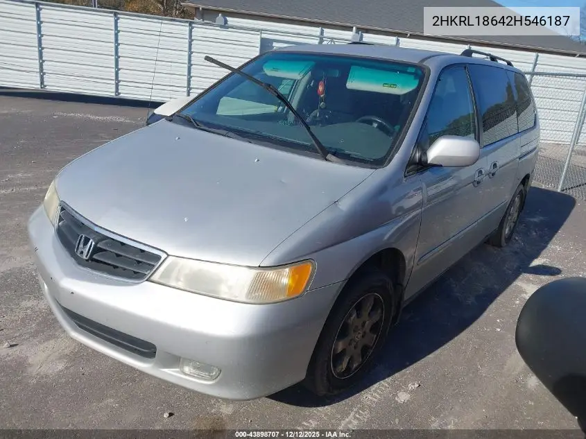 2HKRL18642H546187 2002 Honda Odyssey Ex