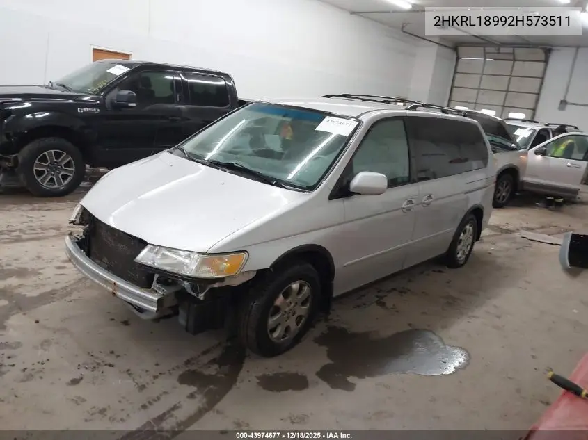 2HKRL18992H573511 2002 Honda Odyssey Ex-L