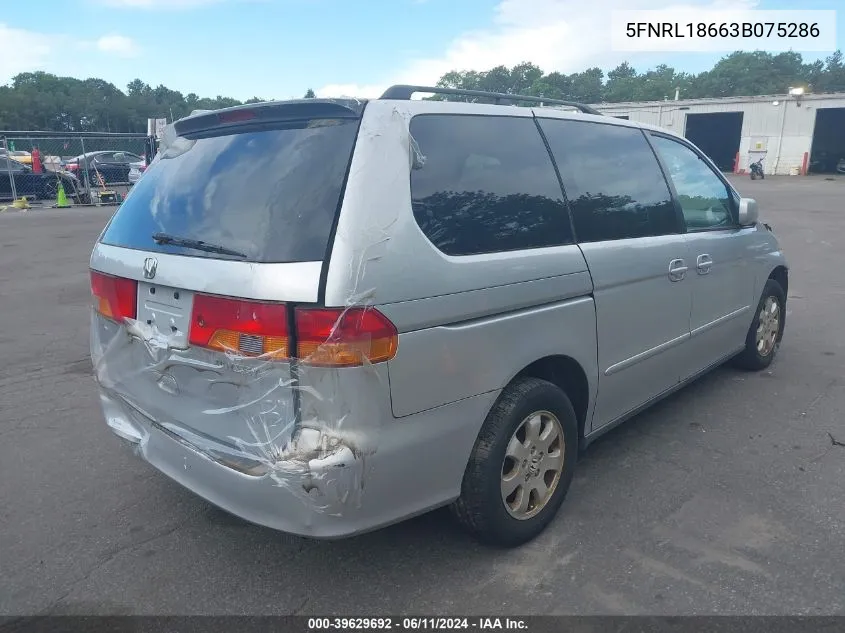 5FNRL18663B075286 2003 Honda Odyssey Ex