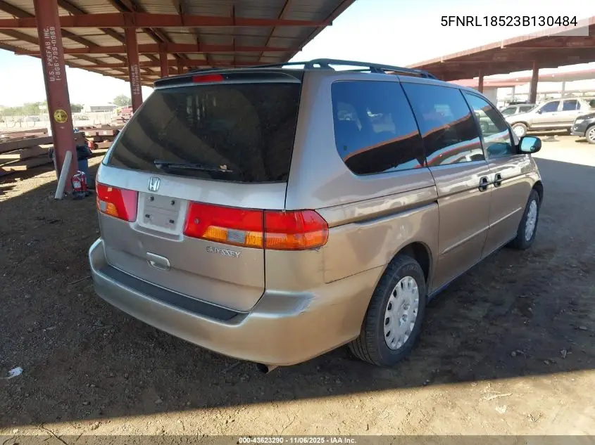 5FNRL18523B130484 2003 Honda Odyssey Lx