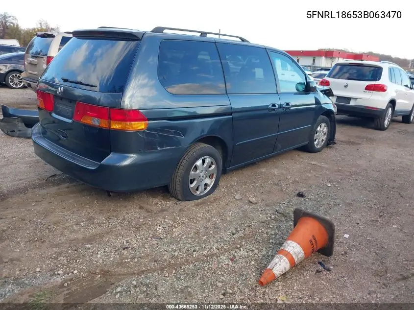 5FNRL18653B063470 2003 Honda Odyssey Ex