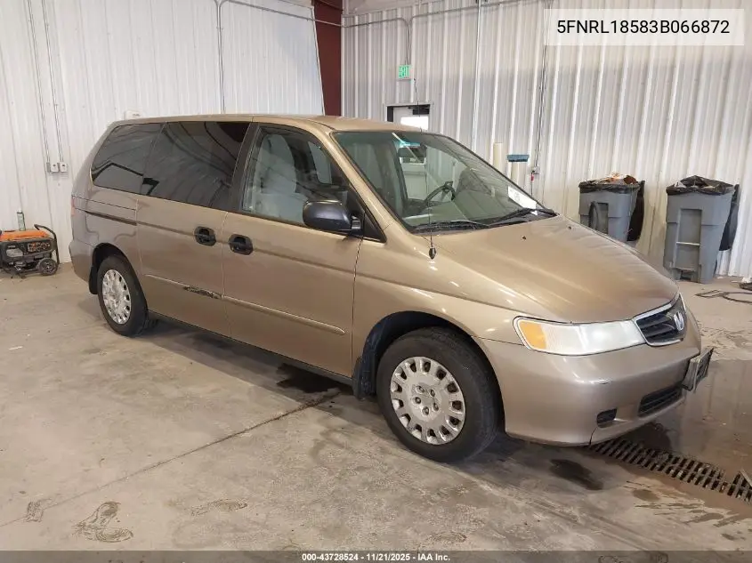 5FNRL18583B066872 2003 Honda Odyssey Lx