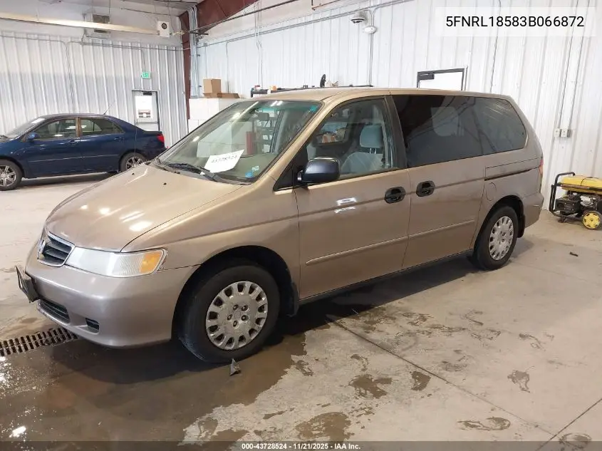 5FNRL18583B066872 2003 Honda Odyssey Lx