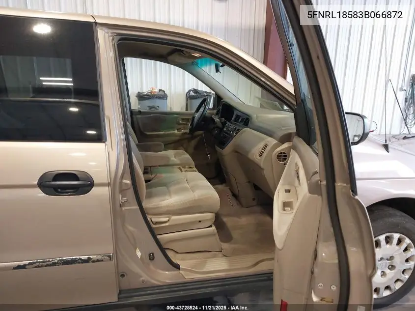 5FNRL18583B066872 2003 Honda Odyssey Lx