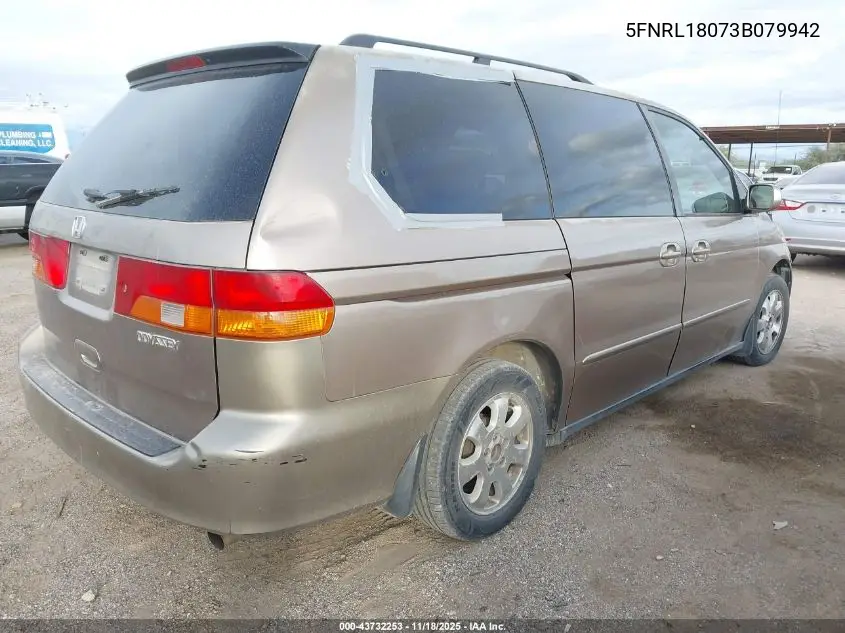 5FNRL18073B079942 2003 Honda Odyssey Ex-L