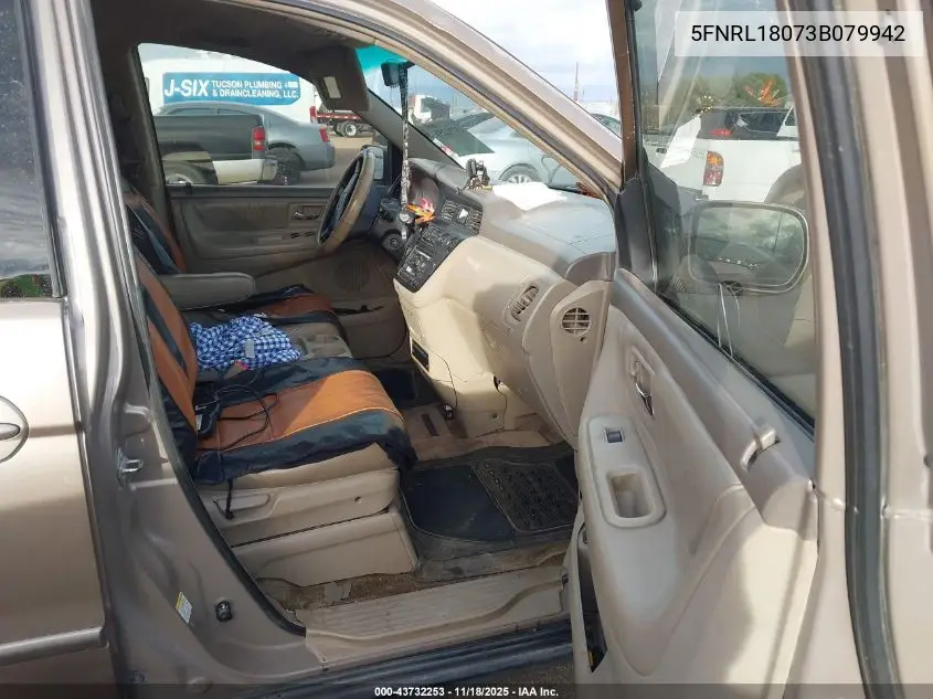 5FNRL18073B079942 2003 Honda Odyssey Ex-L