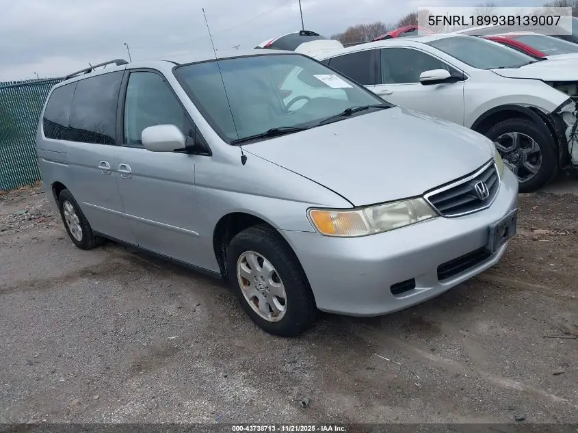5FNRL18993B139007 2003 Honda Odyssey Ex-L