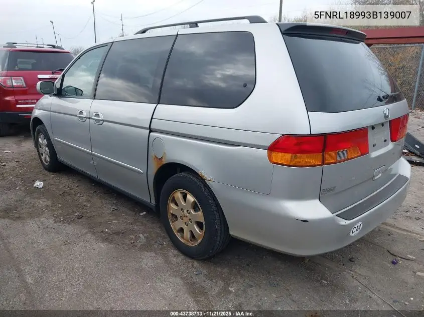 5FNRL18993B139007 2003 Honda Odyssey Ex-L