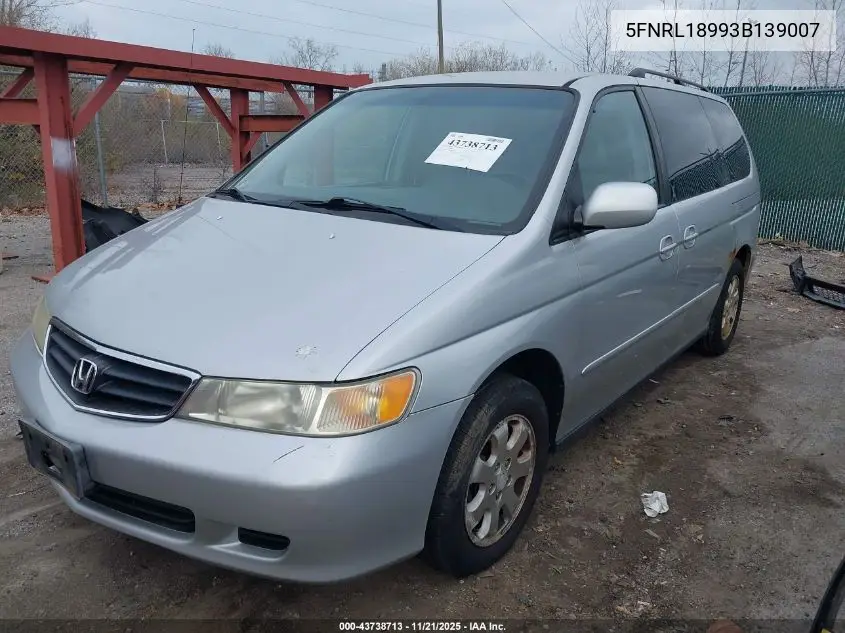 5FNRL18993B139007 2003 Honda Odyssey Ex-L