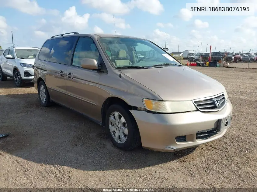 5FNRL18683B076195 2003 Honda Odyssey Ex