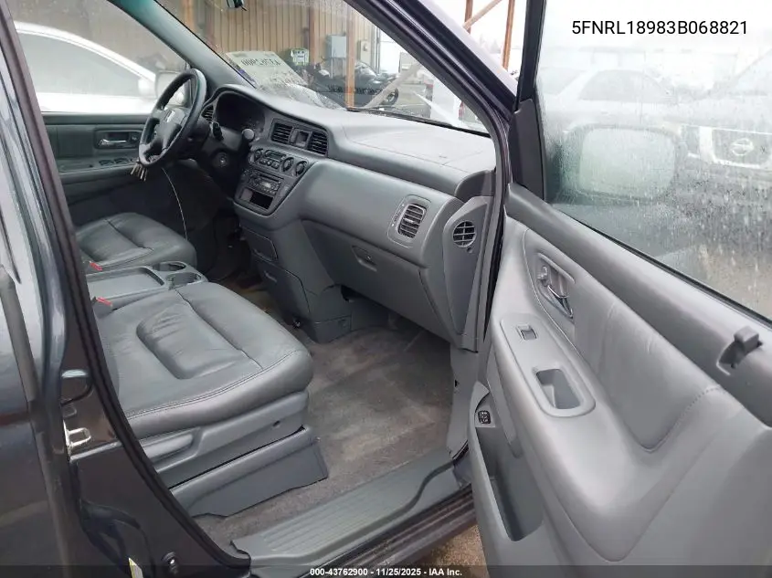 5FNRL18983B068821 2003 Honda Odyssey Ex-L