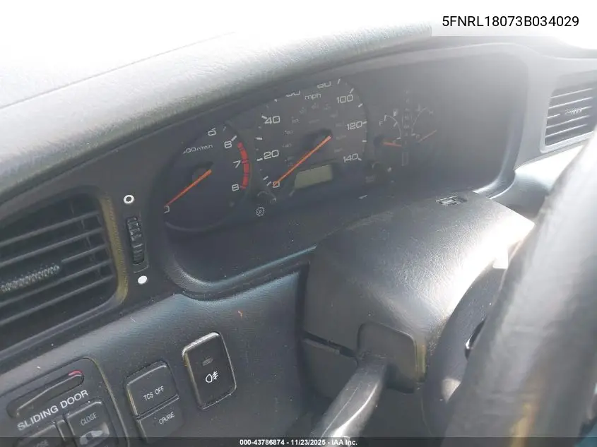 5FNRL18073B034029 2003 Honda Odyssey Ex-L