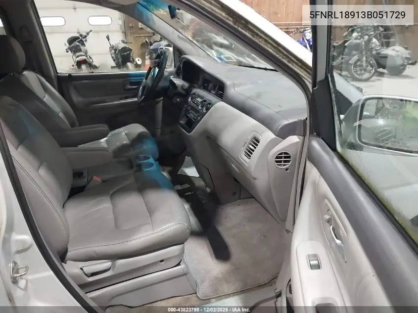 5FNRL18913B051729 2003 Honda Odyssey Ex-L