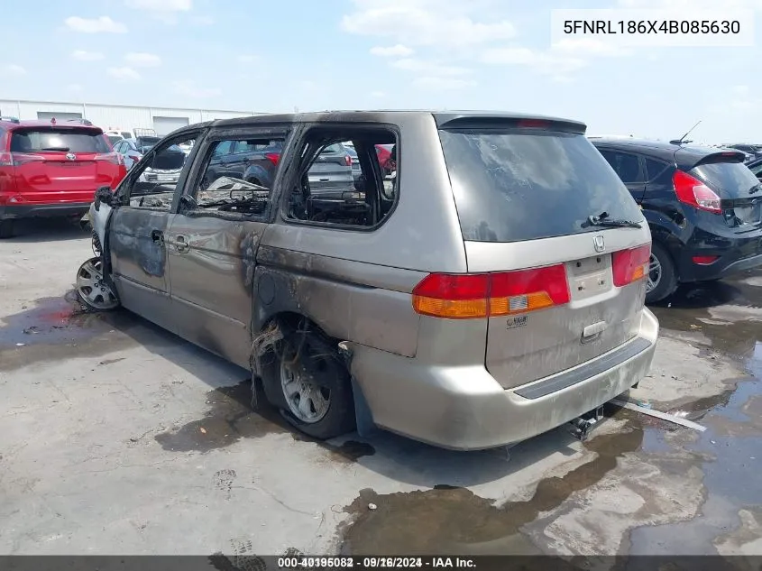 5FNRL186X4B085630 2004 Honda Odyssey Ex