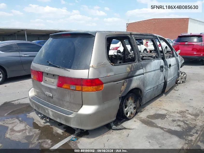 5FNRL186X4B085630 2004 Honda Odyssey Ex