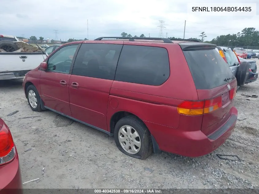 5FNRL18064B054435 2004 Honda Odyssey Exl