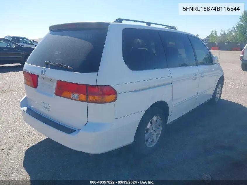 5FNRL18874B116544 2004 Honda Odyssey Ex