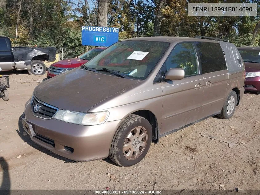 5FNRL18994B014090 2004 Honda Odyssey Ex-L