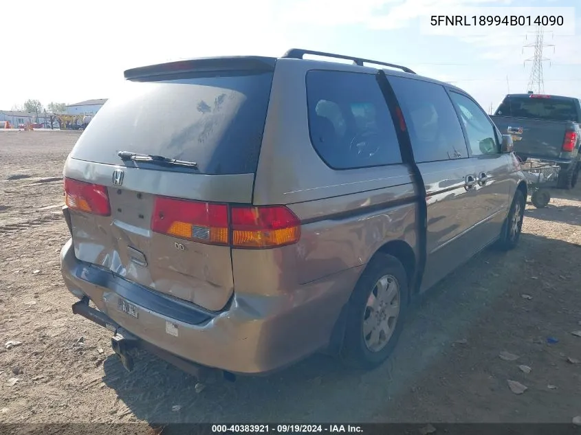 5FNRL18994B014090 2004 Honda Odyssey Ex-L