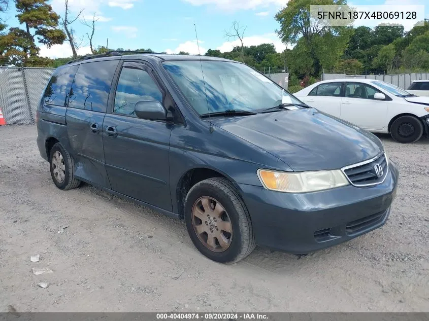 2004 Honda Odyssey Ex-L VIN: 5FNRL187X4B069128 Lot: 40404974