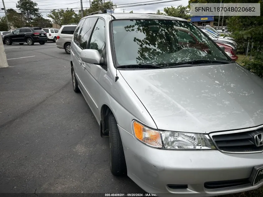 5FNRL18704B020682 2004 Honda Odyssey