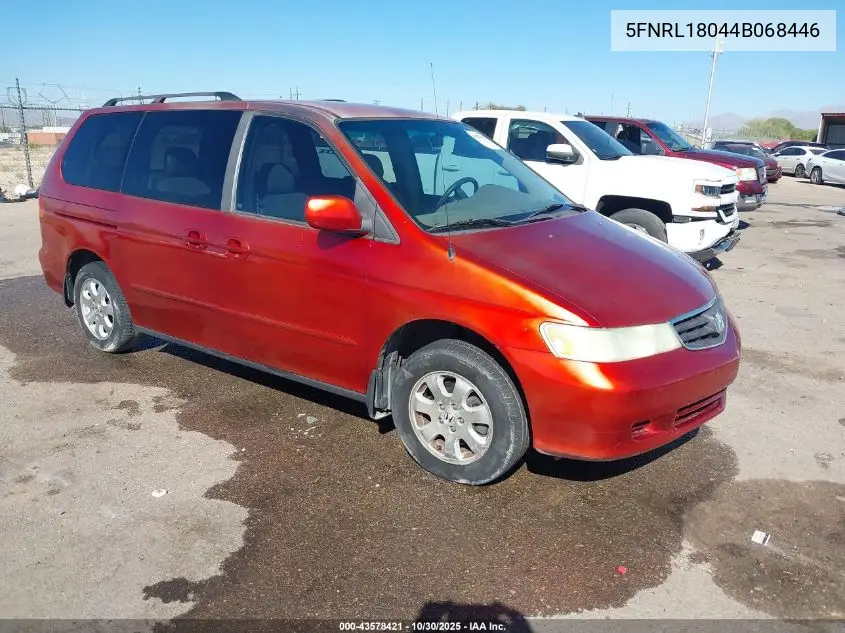 5FNRL18044B068446 2004 Honda Odyssey Ex-L