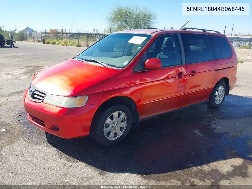 5FNRL18044B068446 2004 Honda Odyssey Ex-L