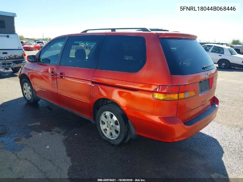 5FNRL18044B068446 2004 Honda Odyssey Ex-L