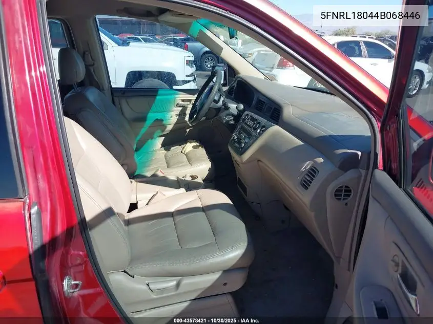 5FNRL18044B068446 2004 Honda Odyssey Ex-L