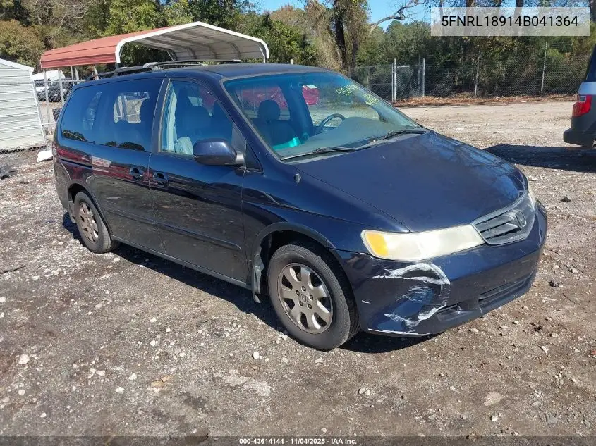 5FNRL18914B041364 2004 Honda Odyssey Ex-L