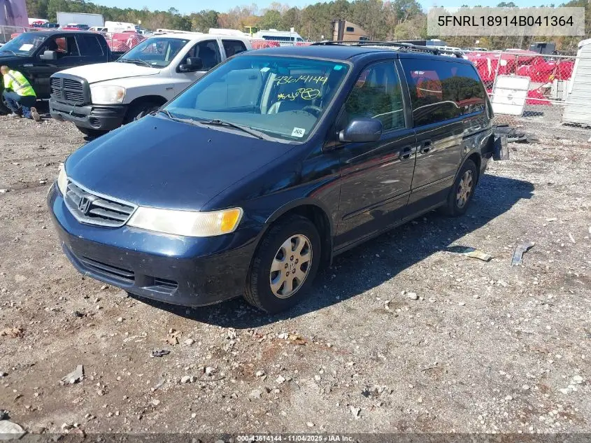 5FNRL18914B041364 2004 Honda Odyssey Ex-L
